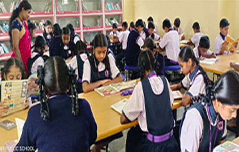 BNR Public School Accomplised Library Image